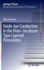 Image for Oxide-Ion Conduction in the Dion–Jacobson-Type Layered Perovskites