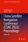 Image for China Satellite Navigation Conference (CSNC 2022) Proceedings: Volume III
