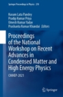 Image for Proceedings of the National Workshop on Recent Advances in Condensed Matter and High Energy Physics: CMHEP-2021