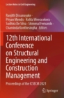 Image for 12th International Conference on Structural Engineering and Construction Management  : proceedings of the ICSECM 2021