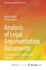 Image for Analysis of Legal Argumentation Documents