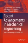 Image for Recent advancements in mechanical engineering  : select proceedings of ICRAME 2021