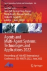 Image for Agents and Multi-Agent Systems: Technologies and Applications 2022