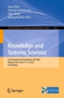 Image for Knowledge and Systems Sciences: 21st International Symposium, KSS 2022, Beijing, China, June 11-12, 2022, Proceedings : 1592