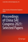Image for Proceedings of China SAE Congress 2021: Selected Papers