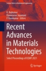 Image for Recent advances in materials technologies  : select proceedings of ICEMT 2021