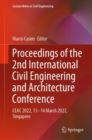Image for Proceedings of the 2nd International Civil Engineering and Architecture Conference: CEAC 2022, 11-14 March 2022, Singapore : 279