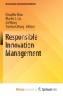 Image for Responsible Innovation Management