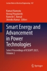 Image for Smart Energy and Advancement in Power Technologies: Select Proceedings of ICSEAPT 2021, Volume 2