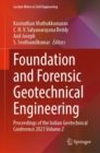 Image for Foundation and forensic geotechnical engineering  : proceedings of the Indian Geotechnical Conference 2021Vol. 2