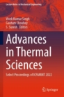 Image for Advances in thermal sciences  : select proceedings of ICFAMMT 2022