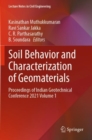 Image for Soil behavior and characterization of geomaterials  : proceedings of Indian Geotechnical Conference 2021Volume 1