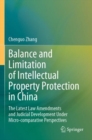 Image for Balance and Limitation of Intellectual Property Protection in China