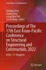Image for Proceedings of The 17th East Asian-Pacific Conference on Structural Engineering and Construction, 2022
