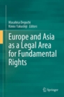 Image for Europe and Asia as a Legal Area for Fundamental Rights