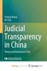 Image for Judicial Transparency in China