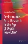 Image for Performance arts  : research in the age of digital revolution
