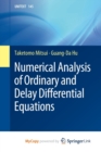 Image for Numerical Analysis of Ordinary and Delay Differential Equations