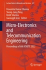 Image for Micro-electronics and telecommunication engineering  : proceedings of 6th ICMETE 2022