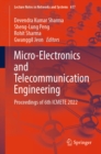 Image for Micro-Electronics and Telecommunication Engineering: Proceedings of 6th ICMETE 2022 : 617