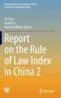 Image for Report on the Rule of Law Index in China 2