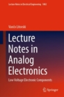 Image for Lecture Notes in Analog Electronics