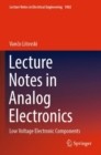 Image for Lecture Notes in Analog Electronics