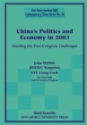 Image for China&#39;s Politics And Economy In 2003: Meeting The Post-congress Challenges