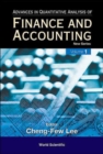 Image for Advances In Quantitative Analysis Of Finance And Accounting - New Series