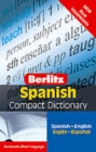 Image for Berlitz Spanish compact dictionary  : Spanish-English, Inglâes-Espaänol