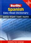 Image for Spanish Berlitz Easy Read Dictionary