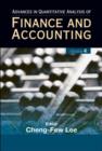 Image for Advances in quantitative analysis of finance and accountingVol. 4