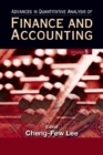 Image for Advances in quantitative analysis of finance and accounting.