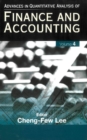Image for Advances in quantitative analysis of finance and accounting.