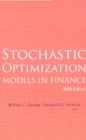 Image for Stochastic Optimization Models in Finance