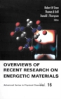 Image for Overviews of recent research on energetic materials