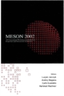 Image for Meson: Production, Properties and Interaction of Mesons Cracow, Poland 24-28 May 2002.