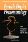 Image for Particle Physics Phenomenology: Proceedings of the Fifth International Workshop, Chi-Pen, Taitung, Taiwan, 8-11 November 2000.
