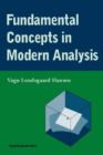 Image for Fundamental concepts in modern analysis.