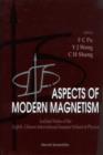 Image for Aspects of modern magnetism: lecture notes of the eighth Chinese International Summer School of Physics : Beijing, 28 August-7 September, 1995
