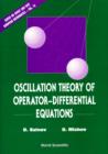 Image for Oscillation Theory of Operator-Differential Equations.