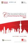Image for Proceedings Of The International Conference On Chinese Enterprise Research