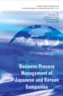 Image for Business process management of Japanese and Korean companies