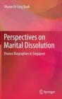 Image for Perspectives on Marital Dissolution : Divorce Biographies in Singapore