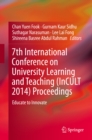 Image for 7th International Conference on University Learning and Teaching (InCULT 2014) proceedings: educate to innovate