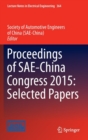 Image for Proceedings of SAE-China Congress  : selected papers