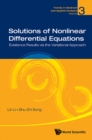 Image for Solutions of nonlinear differential equations: existence results via the variational approach