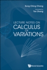 Image for Lecture notes on calculus of variations