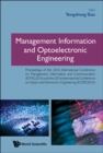 Image for Management Information and Optoelectronic Engineering - Proceedings of the 2016 International Conference