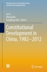 Image for Constitutional Development in China, 1982-2012